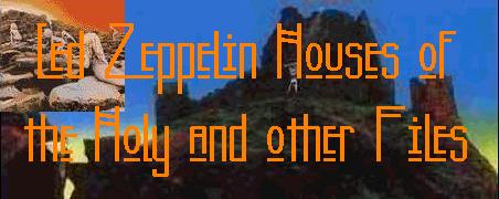 Led Zeppelin Houses of the Holy
